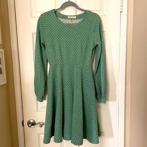 Anthropology Comme Toi mint dress NWOT